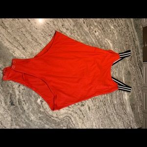 Red bodysuit